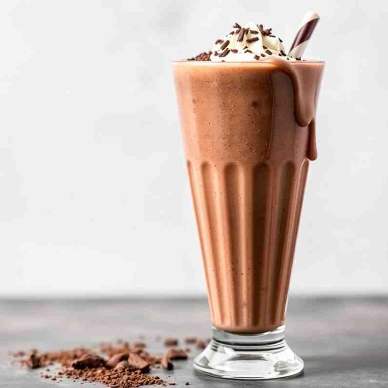 Classic Chocolate Milkshake Recipe - Thick, Creamy Shake Now